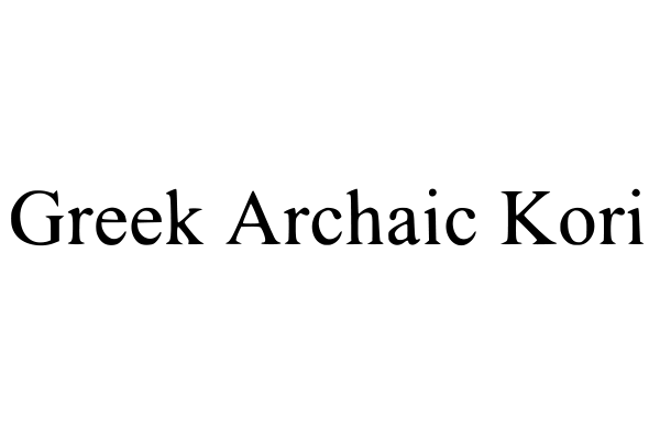 Greek Archaic Kori